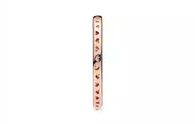 Pandora Signature Heart Ring Rose Gold