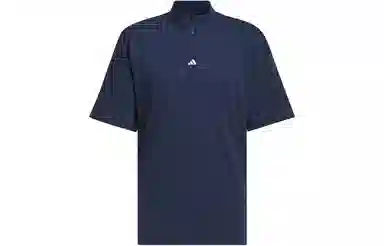 adidas Ultimate365 Twistknit Piqu Mock Polo Shirt LogoPolo