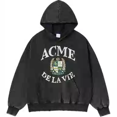 acme de la vie ADLV SS25 Letter Print Hoodie