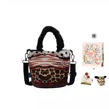 捷朗仕 休闲百搭卡通狗狗 布 手提包 女款 多色