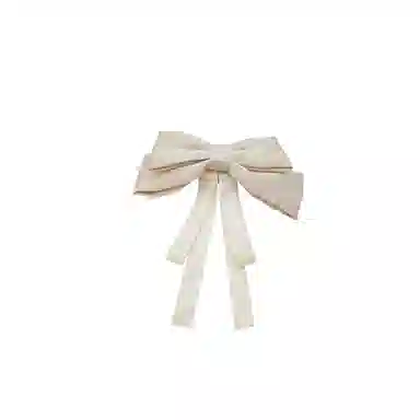 贯古今 飘带蝴蝶结高级感夏季发卡超仙头饰优雅夹子 合金 发夹 女款