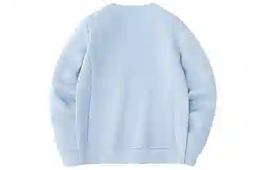 安踏 综训系列 纯色圆领套头卫衣 女款 卷云蓝