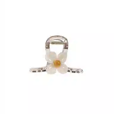 水中玉 花朵抓夹小号鲨鱼夹后脑勺夹子发量少头发发卡头饰 亚克力 发夹 女款