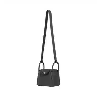 HERMES Lindy II mini Clemence 85 Ardoise