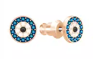 Swarovski Luckily Evil Eye Studs Blue