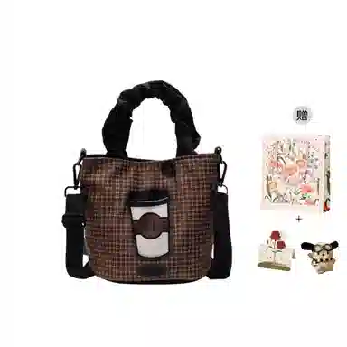 捷朗仕 休闲百搭卡通狗狗 布 手提包 女款 多色