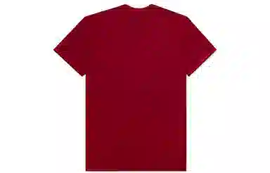 CDG Play Double Heart T-Shirt Burgundy T