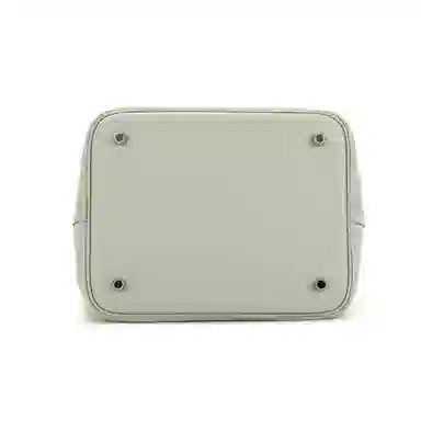 HERMES Picotin Lock 22 Clemence 0W Gris Neve