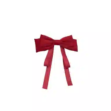 贯古今 飘带蝴蝶结高级感夏季发卡超仙头饰优雅夹子 合金 发夹 女款