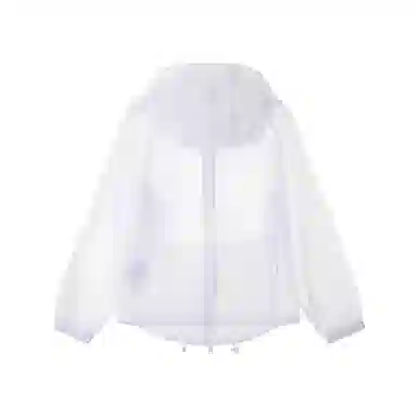 Armani Exchange SS24 Solid Zip Hoodie White