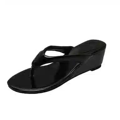 黑恐龙 潮流时尚休闲舒适百搭 防滑人字拖鞋 女款