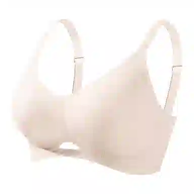 都市丽人 纯色小胸聚拢显大收副乳防下垂无痕提拉上托文胸 女款