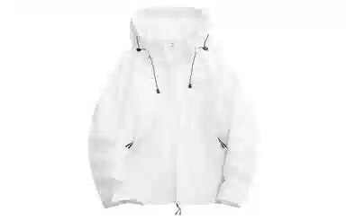 木林森 欧若风轻薄户外凉感连帽长袖简约基础纯色运动休闲通勤百搭拉链抽绳 超轻透气防虫防静电防紫外线防晒服 男女同款