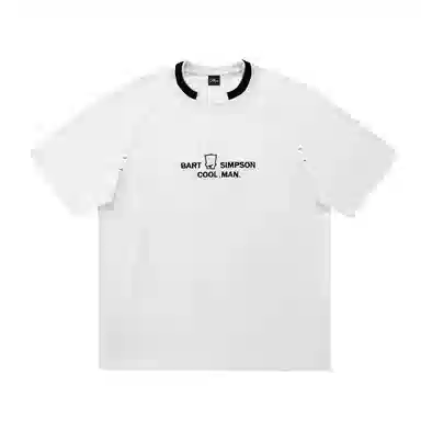 The Simpsons Retro Cartoon Embroidered T-Shirt