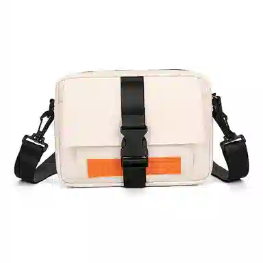 彤彤兔 时尚 尼龙 单肩包 男女同款情侣款 黑色/白色/卡其色