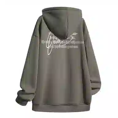 海底小纵队 美式高街重磅国潮简约字母复古基础款休闲时尚百搭学院风宽松卫衣 男女同款