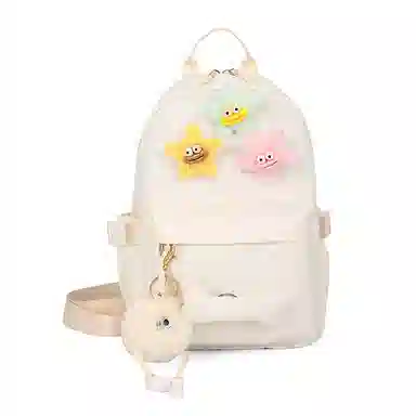 彤彤兔 日系简约小清新 尼龙 胸包 女款 多色