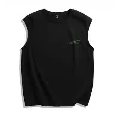 棉致 阳光山脉纯色纯棉简约柔软细腻透气亲肤舒适百搭篮球运动休闲背心 男女同款