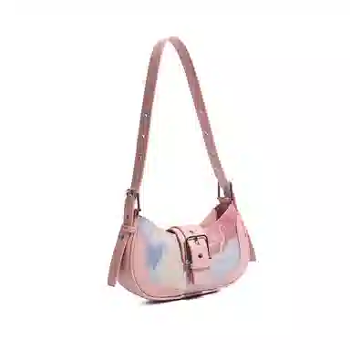 MISS GAIL Classic Rainbow Bag Pink