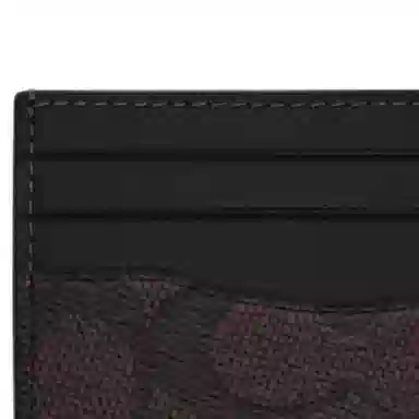 COACH Logo Multi-Card Mini Wallet Black