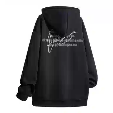 海底小纵队 美式高街重磅国潮简约字母复古基础款休闲时尚百搭学院风宽松卫衣 男女同款