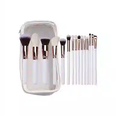 米甜兔  羊毛白杆化妆刷套装 柔软亲肤