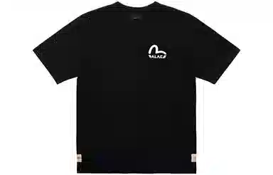 PALACE x EVISU Seagull T-Shirt Black LogoT