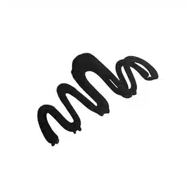 贯古今 高级气质磨砂鲨鱼夹时尚发卡子后脑勺盘发抓夹 合金 发夹 女款