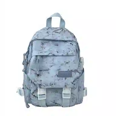 彤彤兔 暗纹设计感 尼龙 双肩包 女款 白色/蓝色/绿色/黑色/红色