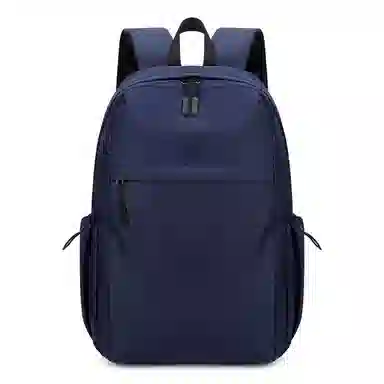 彤彤兔 纯色简约百搭 牛津布 书包背包双肩包 男款 黑色/蓝色/卡其色