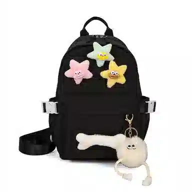 彤彤兔 日系简约小清新 尼龙 胸包 女款 多色