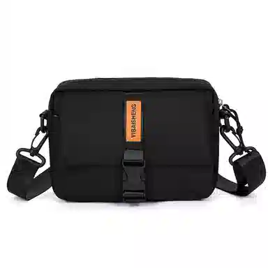 彤彤兔 韩版时尚潮流 尼龙 单肩斜挎包 男女同款情侣款 黑色/白色/卡其/浅灰