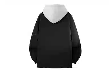 王者荣耀 鲁班七号星空梦想款 日系复古反光银字母纯色假两件连帽抽绳休闲宽松防风户外百搭长袖夹克外套 男女同款