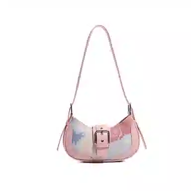 MISS GAIL Classic Rainbow Bag Pink