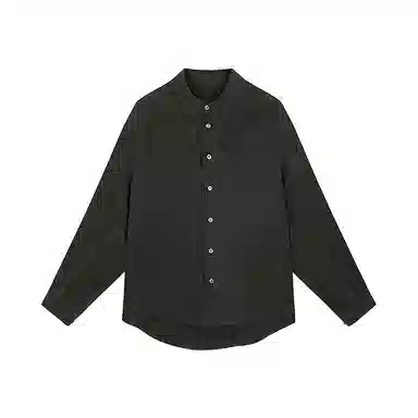 速写 纯色简约日常宽松长袖衬衫 男款