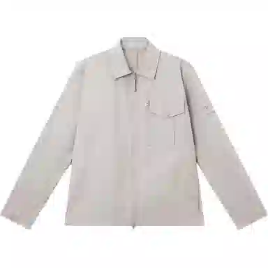 Stone Island Long Sleeve Jacket Gray White