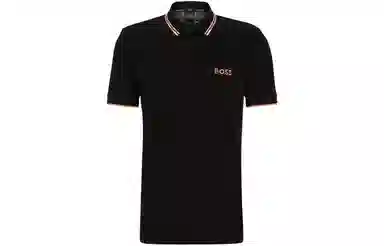 HUGO BOSS Polo Shirt With Contrast Logos Polo