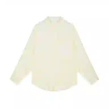 速写 纯色简约日常宽松长袖衬衫 男款