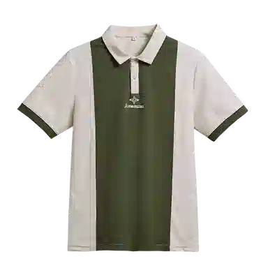 Kawasaki Retro Polo Khaki Green