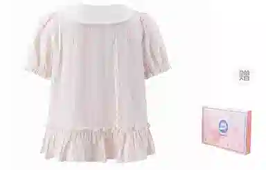 东鲸岁时记 百搭优雅时尚制服 女款 礼盒装 礼盒装 碎花手册粉色衬衫