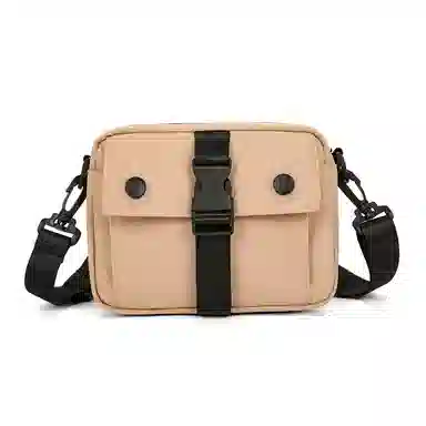 彤彤兔 时尚百搭手机包 尼龙 斜挎包 男女同款情侣款 黑色/白色/卡其色