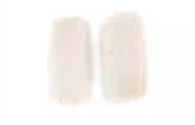 左欧 方形大号毛绒碎发边夹侧边 发夹 女款