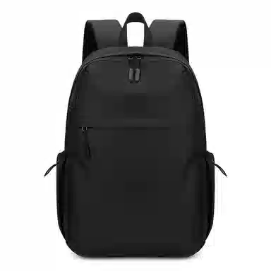 彤彤兔 纯色简约百搭 牛津布 书包背包双肩包 男款 黑色/蓝色/卡其色