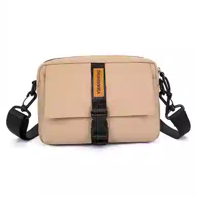 彤彤兔 韩版时尚潮流 尼龙 单肩斜挎包 男女同款情侣款 黑色/白色/卡其/浅灰