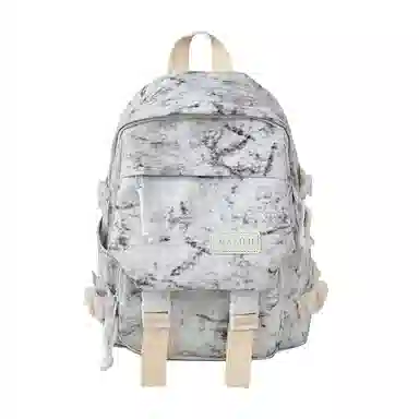 彤彤兔 暗纹设计感 尼龙 双肩包 女款 白色/蓝色/绿色/黑色/红色