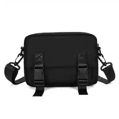 彤彤兔 纯色港风街头潮牌时尚工装 尼龙 单肩包斜挎包 男女同款情侣款 多色