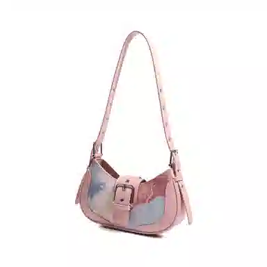 MISS GAIL Classic Rainbow Bag Pink
