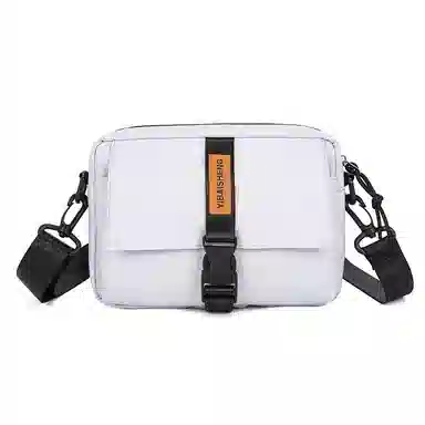 彤彤兔 韩版时尚潮流 尼龙 单肩斜挎包 男女同款情侣款 黑色/白色/卡其/浅灰