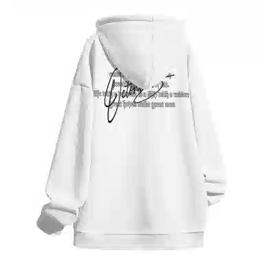 海底小纵队 美式高街重磅国潮简约字母复古基础款休闲时尚百搭学院风宽松卫衣 男女同款