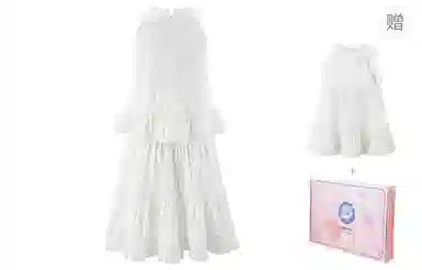 东鲸岁时记 海边度假风挂脖拉链上衣下裙套装无袖连衣裙 女款 白色